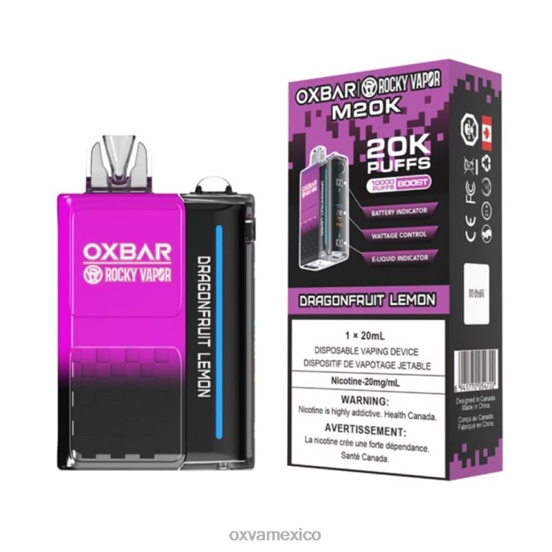 OXVA Disposable Pod - OXVA OXBAR M20K limón de fruta del dragón 4D2484