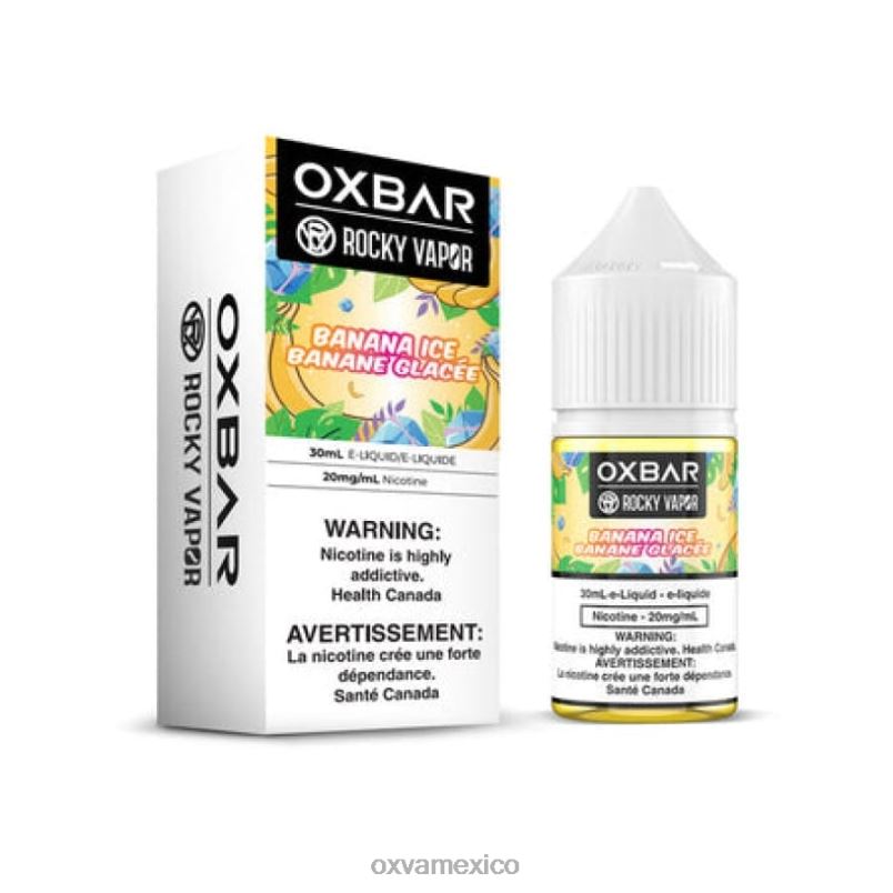 OXVA Disposable Vape Price - OXVA OXBAR hielo de plátano 4D24855 30 ml de sal nic