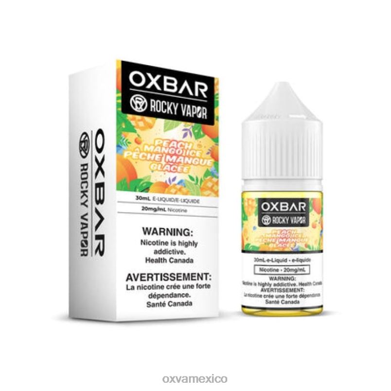 OXVA Online Store - OXVA OXBAR hielo de mango durazno 4D24858 30 ml de sal nic