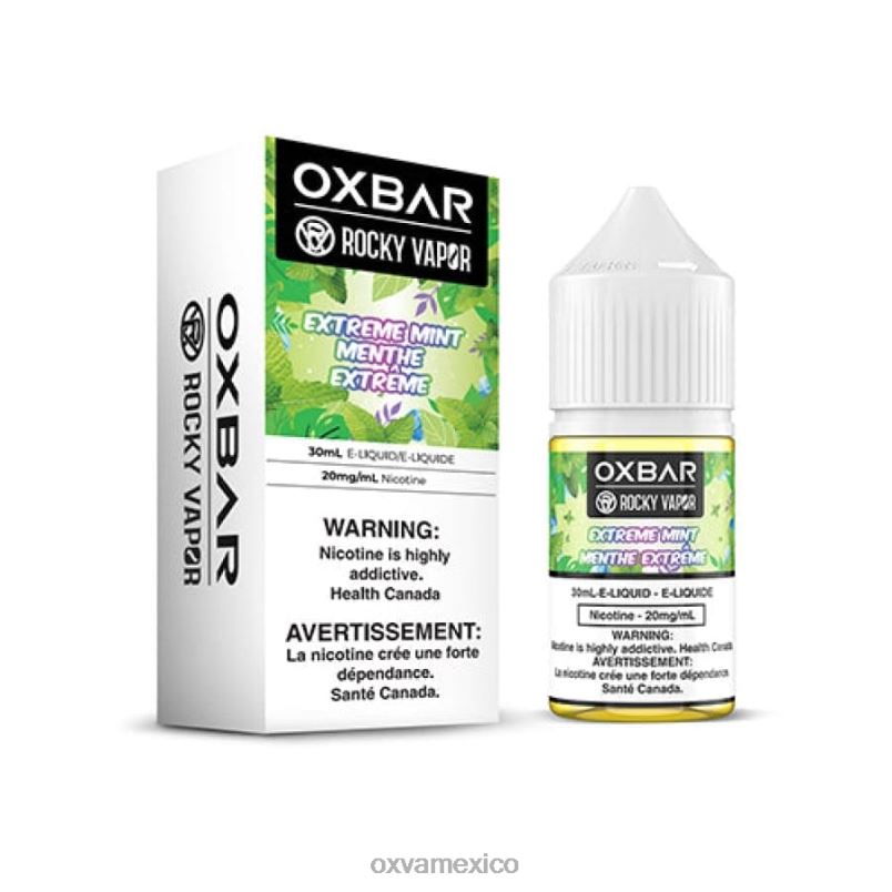 OXVA Online Store - OXVA OXBAR menta extrema 4D24848 30 ml de sal nic