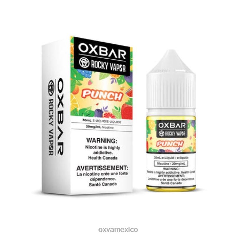 OXVA Vape Flavors - OXVA OXBAR puñetazo 4D24853 30 ml de sal nic