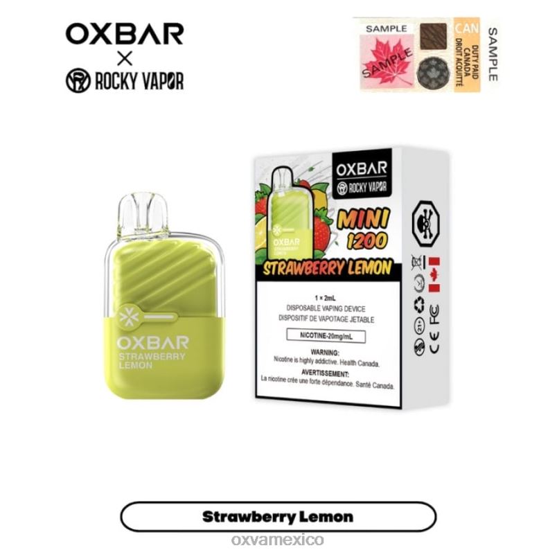 OXVA Vape Store - OXVA OXBAR MINI 1200 limon fresa 4D24819